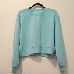 Lululemon Athletica Light Green Crewneck